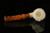 srv - Scottish Soldier Block Meerschaum Pipe with fitted case M4134