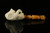 srv - Eagle Block Meerschaum Pipe by R. Karaca with fitted case M4144