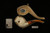 srv - Horse Block Meerschaum Pipe with fitted case M4150