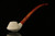srv - Carved Freehand Churchwarden Dual Stem Meerschaum Pipe with case M4173