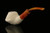 srv - Carved Freehand Churchwarden Dual Stem Meerschaum Pipe with case M4173