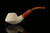 srv - Carved Freehand Churchwarden Dual Stem Meerschaum Pipe with case M4173