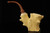 srv Premium - Tree Trunk Block Meerschaum Pipe with fitted case 15697