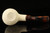 IMP Meerschaum Pipe - Carmel - Churchwarden Dual Stem with  fitted case i2664
