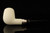 IMP Meerschaum Pipe - Billiard - Dual Stem  9 mm Filter Pipe with case i2674