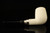 IMP Meerschaum Pipe - Billiard - Dual Stem  9 mm Filter Pipe with case i2674