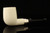 IMP Meerschaum Pipe - Billiard - Dual Stem  9 mm Filter Pipe with case i2674