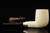 IMP Meerschaum Pipe - Billiard - Dual Stem  9 mm Filter Pipe with case i2674