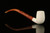 srv - Bent Billiard Churchwarden Block Meerschaum Pipe with fitted case M4204