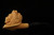 srv - Lion Self Sitter Meerschaum Pipe by Kenan with fitted case 15686