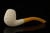 srv - Lattice Bent Billiard Block Meerschaum Pipe with fitted case 15690