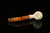 srv - Apple Block Meerschaum Pipe with fitted case M4236