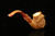 srv - Cowboy Skull Block Meerschaum Pipe with fitted case M4241
