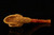 srv - Carved Skull Block Meerschaum Pipe with fitted case 15703