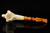 srv - Replica of President of the Confederate States Jefferson Davis Eagle's Claw Meerschaum Pipe 15706