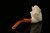 srv - Bufallo Block Meerschaum Pipe with fitted case M4263