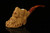 srv - Santa Skull Block Meerschaum Pipe with fitted case M4267