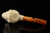 srv - Lion Hand Carved Block Meerschaum Pipe with fitted case 15717
