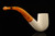 srv - Bent Billiard Hand carved Block Meerschaum Pipe with fitted case 15729