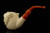 srv - Smilodon Saber-toohed Tiger Block Meerschaum Pipe with case 15744