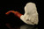 srv - Pirate Block Meerschaum Pipe with fitted case M4292