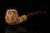 srv - Flames Block Meerschaum Pipe with fitted case M4293