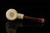 srv - Fire Dept. Block Meerschaum Pipe with fitted case M3899