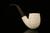 srv Premium - Lattice Bent Billiard Block Meerschaum Pipe with fitted case M4301