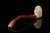 srv - Lion Churchwarden Block Meerschaum Pipe with fitted case M4321