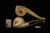 srv - Cobra Block Meerschaum Pipe by Kenan with fitted case M4356