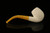 srv - Designers Lattice Bent Billiard Block Meerschaum Pipe with fitted case M4361