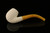 srv - Designers Lattice Bent Billiard Block Meerschaum Pipe with fitted case M4361