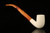 srv - Bent Billiard Churchwarden Block Meerschaum Pipe with fitted case M4370