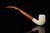 srv - Bent Billiard Churchwarden Block Meerschaum Pipe with fitted case M4370
