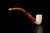 srv - Bent Billiard Churchwarden Block Meerschaum Pipe with fitted case M4370