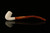 srv - Bent Billiard Churchwarden Block Meerschaum Pipe with fitted case M4370
