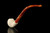 srv - Apple Churchwarden Block Meerschaum Pipe with fitted case M4372
