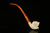 srv - Bulldog Churchwarden Dual Stem Meerschaum Pipe with case M4373
