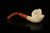 srv - Bulldog Churchwarden Dual Stem Meerschaum Pipe with case M4373