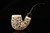 IMP Meerschaum Pipe - Chocolate Chip - Hand Carved with fitted case i2680