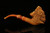 srv - Viking Skull Block Meerschaum Pipe with fitted case M4400