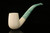 srv -  Bent Billiard Block Meerschaum Pipe with fitted case M4402