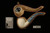 srv - Acorn Block Meerschaum Pipe with fitted case M4415