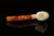 srv - Autograph Tomahawk Block Meerschaum Pipe with fitted case M4416