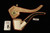 IMP Meerschaum Pipe - Plano Churchwarden - Hand Carved with fitted case i2691
