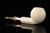 srv Premium - Apple Straight Block Meerschaum Pipe with fitted case M4419