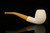 srv - Bent Billiard Block Meerschaum Pipe with fitted case M4422