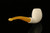 srv - Bent Billiard Block Meerschaum Pipe with fitted case M4422