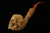 srv - Skull on Skeleton Hand Block Meerschaum Pipe with fitted case M4424 srv - Skull on Skeleton Hand Block Meerschaum Pipe with fitted case M4424