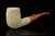 srv - Carved Churchwarden Dual Stem Meerschaum Pipe with case M4430